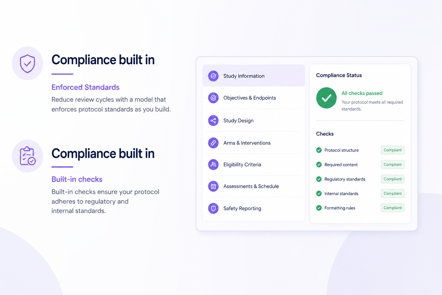 Compliance built in